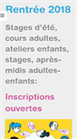 Mobile Screenshot of lescreateliers.ch
